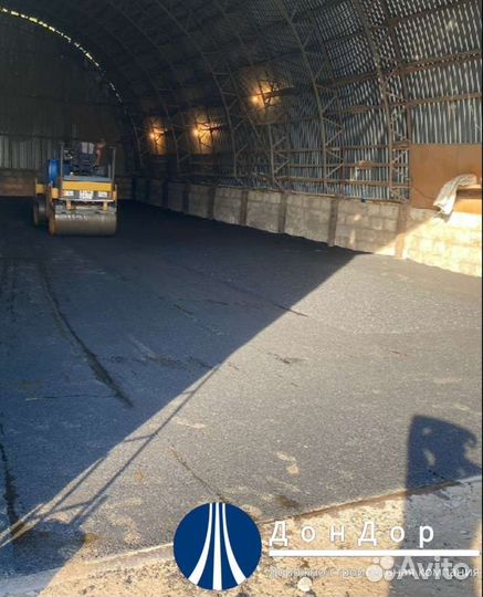 Асфальтирование ангаров складов дворов дорог улиц