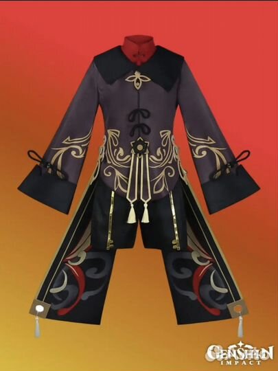 Карнавальный костюм аниме Ху Тао косплей