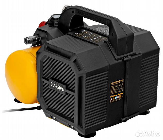 Компрессор воздушный малошумный denzel/58019