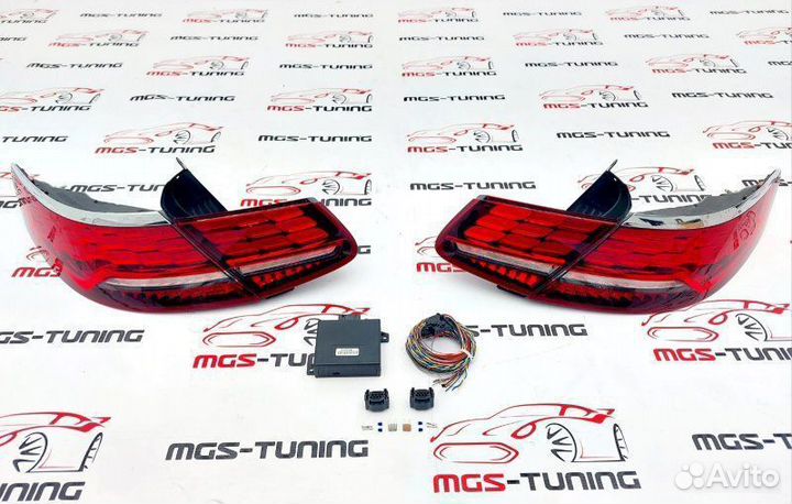 Фонари рестайлинг с блоками адаптации S-coupe C217