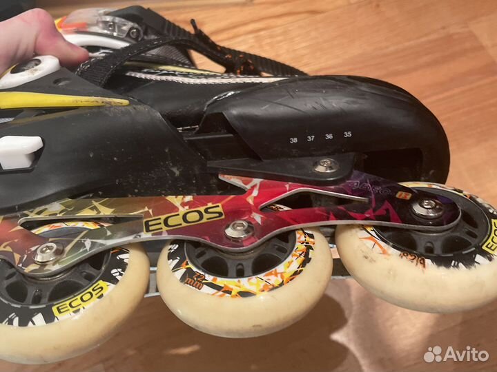Роликовые коньки раздвижные ecos