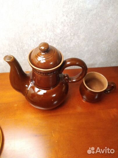 Кофейник и кружечка. Керамика СССР
