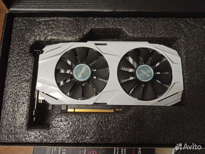 Видеокарта asus GTX 1070 dual 8GB