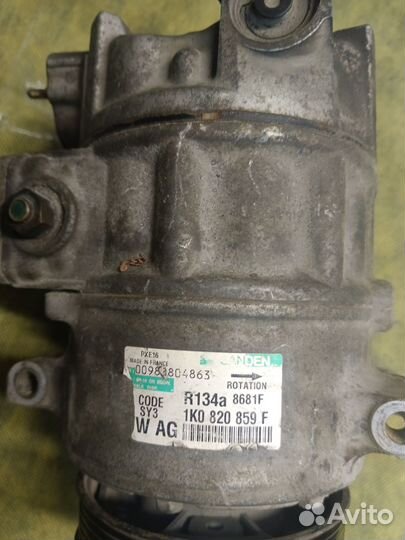 Компрессор кондиционера seat altea