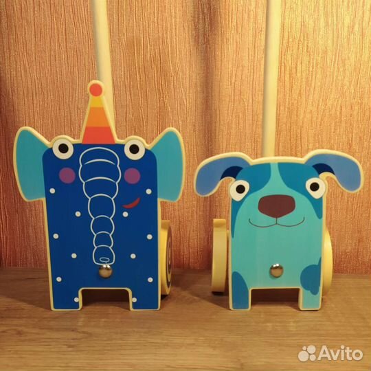 Новые каталки из м/ф Деревяшки Ду-Ду и Гав-Гав