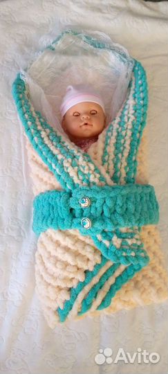 Конверт (одеяло) на выписку (весна-лето)