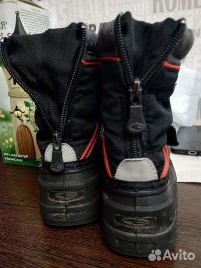 Сапожки утеплённые