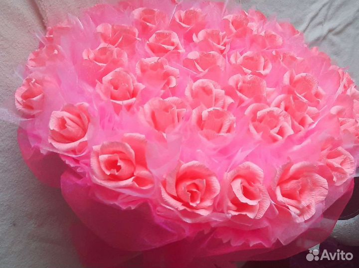 Букет роз (для конфет)