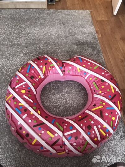 Надувной круг пончик