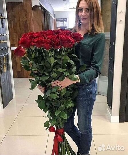 Букет роз 101 роза 51 роза