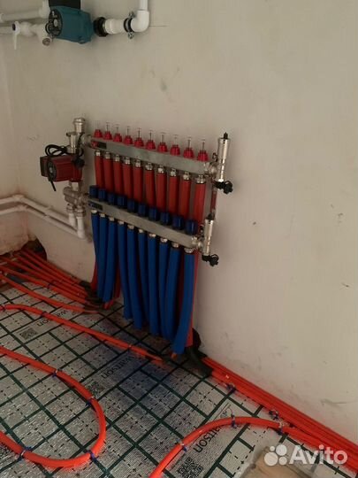 Монтаж отопление водоснабжение