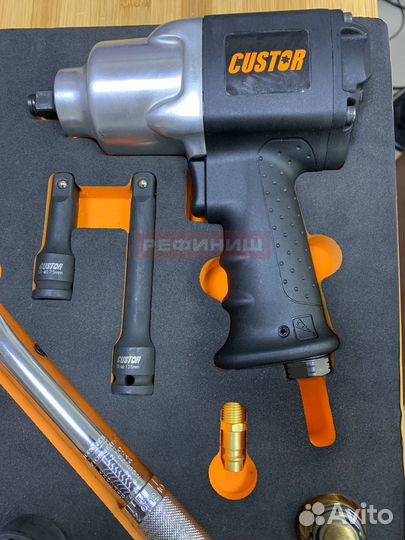 Набор инструментов для шиномонтажа с гайковертом