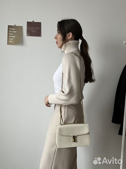 Сумка бежевая
