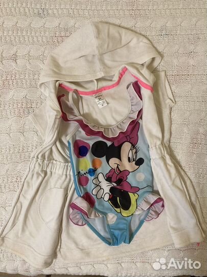 Купальник слитный для девочки 92