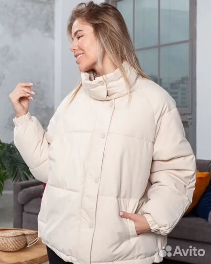 Куртка демисезонная женская оверсайз