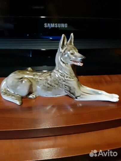 Статуэтка Собака Овчарка СССР 1960г
