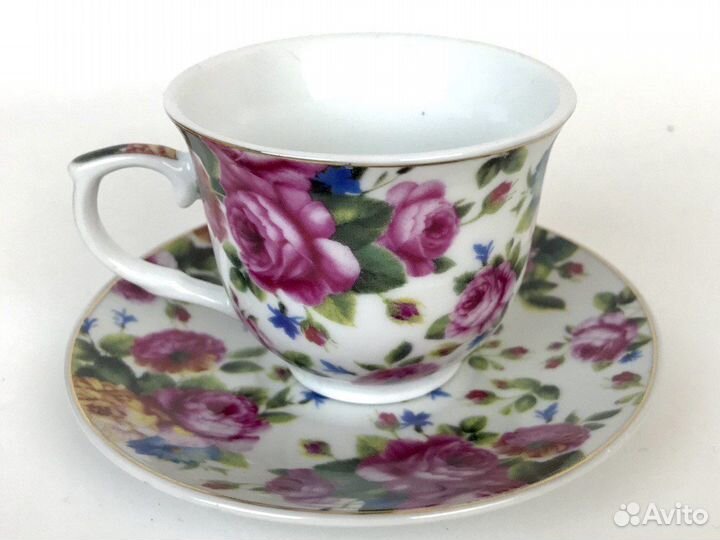 Чайный сервиз 6 персон, 12 предметов