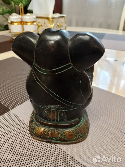 Слон Ганеша,бронзовая статуэтка
