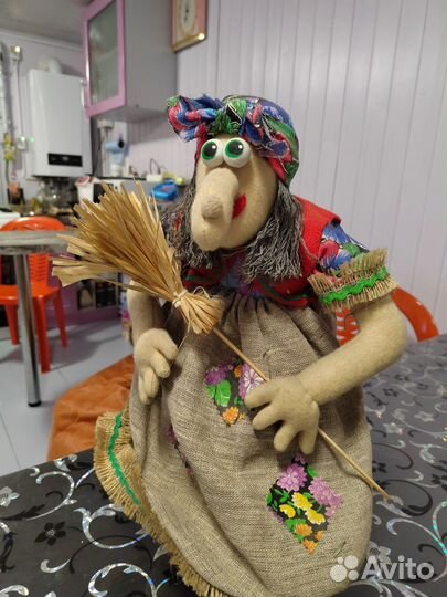 Кукла тильда ручной работы баба Яга