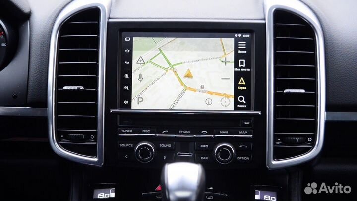 Монитор для Porsche Cayenne, магнитола