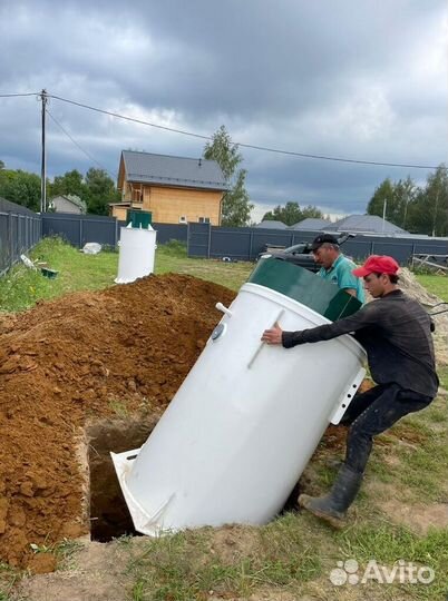 Септик под ключ для частных домов, дачных участков