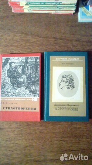 Книги:А.С.Пушкин,В.Шукшин,К.Паустовский