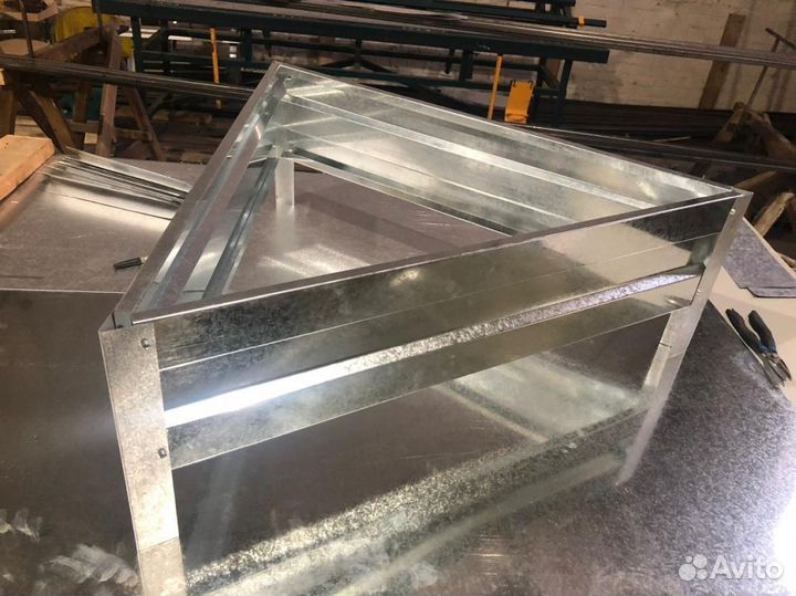 Грядка оцинкованная 1м х 2,5м х 32см