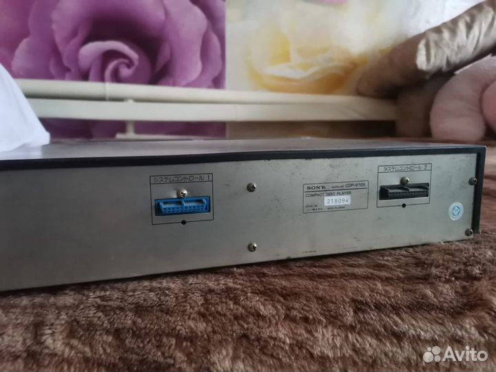 Cd проигрыватель sony cdp-v705