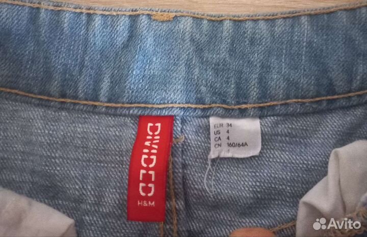 Джинсовые шорты H&M XS