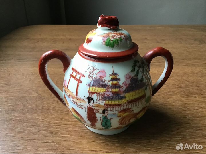 Кофейный сервиз Япония костяной фарфор