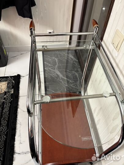 Сервировочный столик на колесиках бу