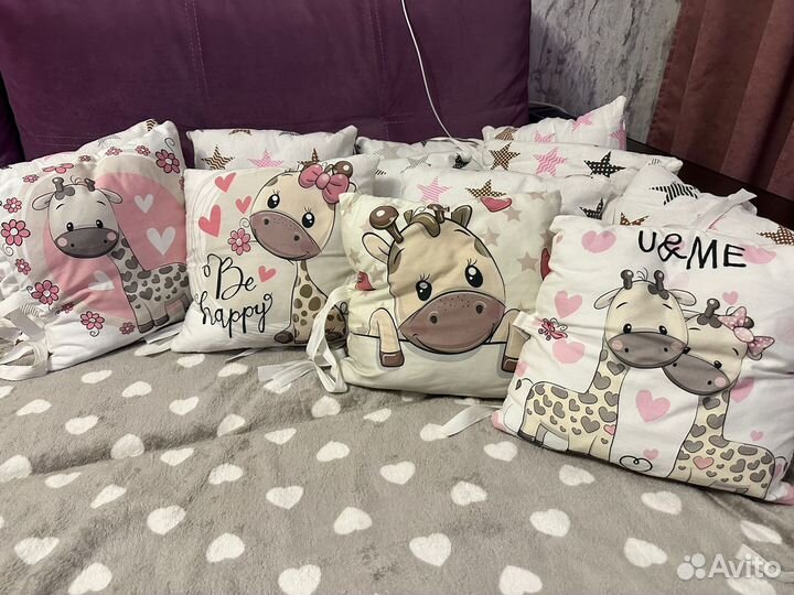 Бортики в детскую кроватку