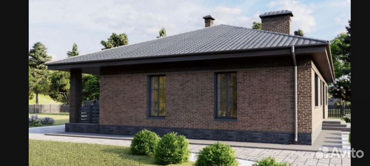 Готовый проект одноэтажного дома