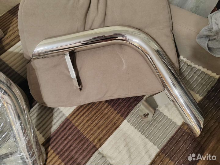 Уголки (защита) заднего бампера Land cruiser 200