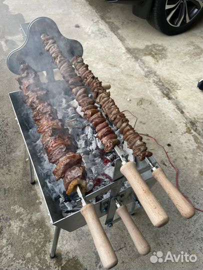 Мангал автоматический угольный