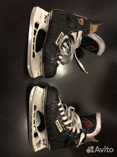 Коньки хоккейные Bauer Supreme classic gold