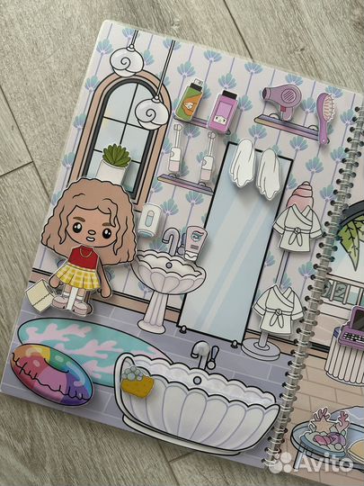 Альбом игровой на липучках 