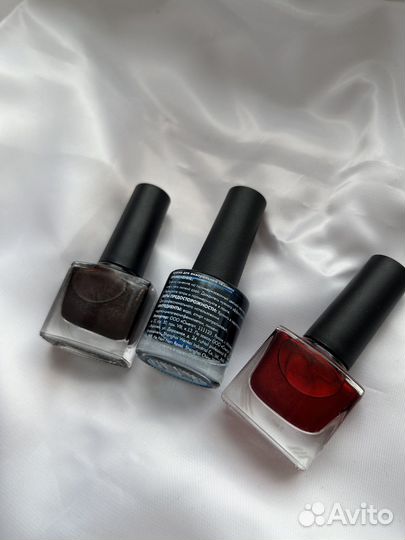 Акварельные капли для ногтей 3 шт