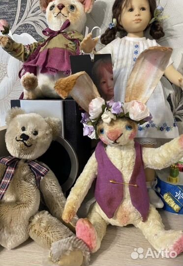 Заяц тедди. Зайчик ручная работа