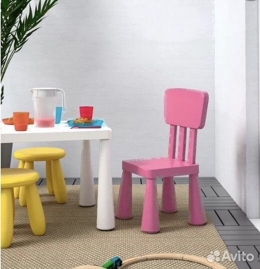 Детский стул икеа маммут