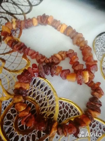 Бусы янтарь СССР