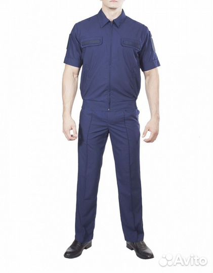 Офисная военная форма синяя