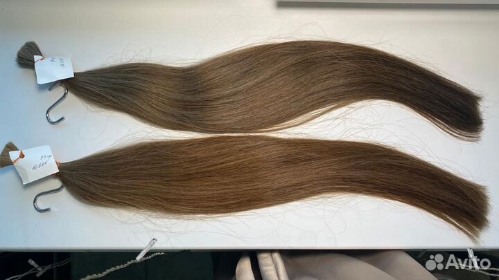 Волосы для наращивания 60 см русый