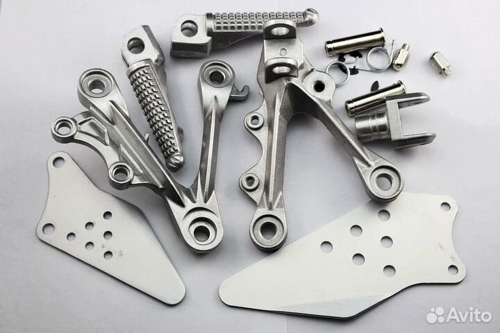 Kawasaki Подножки передние с кронштейнами для мото