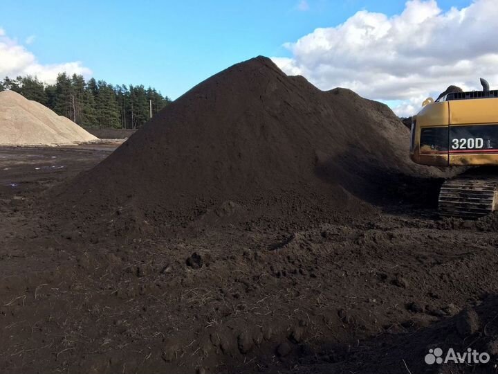 Грунт растительный, торф, чернозем