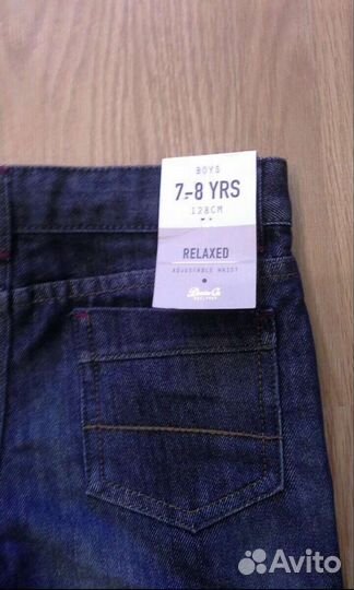 Джинсы новые Denim Primark 128