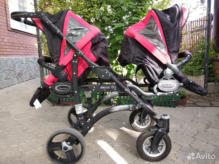 Коляска для двойни 2 В 1 babyactive twinny