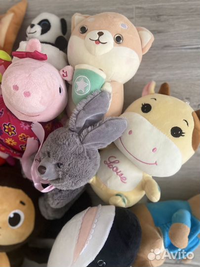 Большой пакет плюшевых игрушек