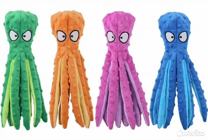 Игрушка осьминог для собак