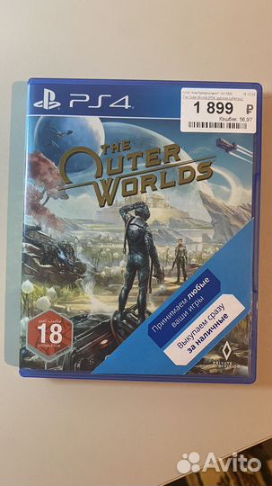 Игры ps4 the Quter Worlds